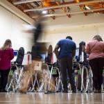 Voters cast their ballots at the West Gray Multiservice Center on Nov. 7, 2023 in Houston.