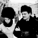 Geraldine Chaplin and Omar Sharif during the filmation of the movie 'Doctor Zhivago' directed by David Lean in Canillejas, 1965, Madrid, Spain.