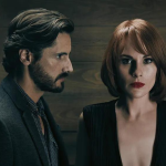 Actors Juan Diego Botto and Michelle Dockery in 'Good Behavior'