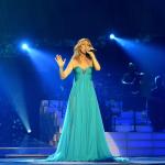 Celine Dion returns to headline residency show at The Colosseum at Caesars Palace in 2015 in Las Vegas, Nevada. 