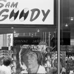 Barry Manilow display at Sam Goody in New York City in 1975.