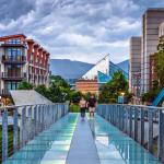 Pedestrian bridge in Chattanooga, Tennessee.