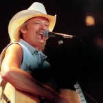 Singer/Songwriter Alan Jackson performs at The OMNI Coliseum in Atlanta Georgia February 19, 1991.