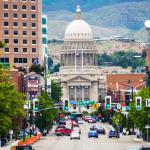 View of downtown Boise, Idaho.