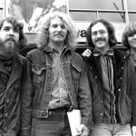 Doug Clifford, Tom Fogerty, Stu Cook, and John Fogerty of Creedence Clearwater Revival in 1970.