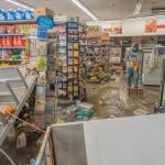 Cleanup efforts at the Isom IGA store in East Kentucky after the flooding of July 2022.