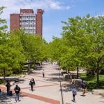 New Paltz State University of New York campus.