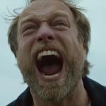 Actor Morten Burian screaming in the movie 'Speak No Evil.'