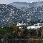 Winter at the Stanley Hotel in Estes Park, Colorado 