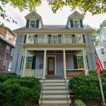 A historic home in Brookline, Massachusetts.