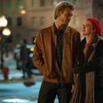 Chad Michael Murray and Brit Robertson in a scene from 'The Merry Gentlemen'