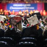 2024 Graduating students at the Fresno State Chicano/Latino Commencement Celebration in the Save Mart Center in Fresno.