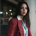 Sofia Carson as Nora in the 2024 Netflix hit movie 'Carry-On.'