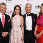 William P. Lauder, Jane Lauder, Gary Lauder, and Aerin Lauder attend the Breast Cancer Research Foundation Hot Pink Party at The Glasshouse on May 14, 2024 in New York City.