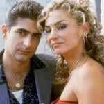 Michael Imperioli as Christopher Moltisanti and Drea de Matteo as Adriana La Cerva in HBO's hit television series 'The Sopranos.'