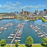 Aerial image of Buffalo, New York