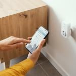 A smartphone app and a smart plug that allows homes to track and monitor electricity.,