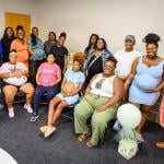Show Me Strong Families hosts a baby shower for women involved in the parent education program.