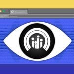 Browser website with Covered California logo incorporated into an eye, illustrating concept of state health insurance site tracking user health data used for marketing campaign.