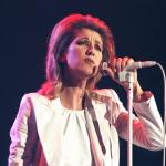 Celine Dion performs 'My Heart Will Go On' on stage in 1997.