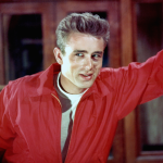 Actor James Dean poses for a Warner Bros publicity shot for his film 'Rebel Without A Cause' in 1955 in Los Angeles, California.