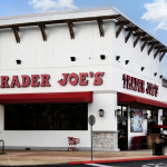Exterior of a Trader Joe's store in Corona, CA