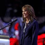 Diane Hendricks speaks during the Republican National Convention at Fiserv Forum in Milwaukee, Wisconsin, on July 18, 2024.