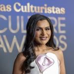 Mindy Kaling arrives at the Las Culturistas Culture Awards at The Orpheum Theatre in Los Angeles, California, on July 17, 2025.