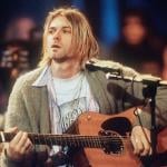 Kurt Cobain of Nirvana during the taping of MTV Unplugged at Sony Studios in New York City