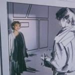 Screenshot from the music video for Take On Me by a-ha
