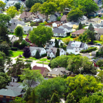 Aerial View of Residential Neighborhood