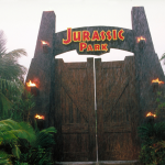 The gateway to the eponymous theme park, from the film Jurassic Park