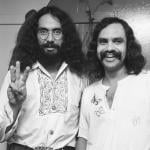 Comedy team Cheech and Chong (Tommy Chong and Richard Cheech Marin) in 1971.