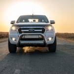 Golden hour sunset with Ford Ranger