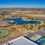 Aerial view of the Phoenix suburbs in Surprise, Arizona.