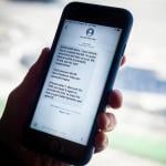 E-ZPass scam text message received by a user.