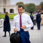 U.S. Representative Sam Liccardo on the steps of the House of Representatives at the U.S. Capitol Building in Washington, D.C.