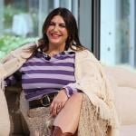 Katie Sturino speaks on stage at The BoF Professional Summit at The Times Center in New York City.