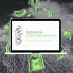 Custom art of Indiana Digital Learning School of Union School Corporation.