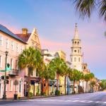The French Quarter neighborhood in Charleston, South Carolina.