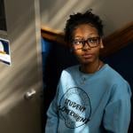 Photograph of a Mount Mercy University student.