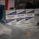 Three boxes of Leqembi, a newly FDA-approved Alzheimer's treatment drug.