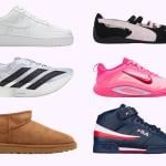 A collage of the top six sneaker models for 2025.