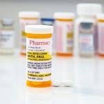 A bottle of generic prescription medicine.