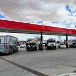 A Pilot truck stop in Kramer Junction Intersection, California.