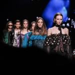 Models walking the runway.