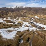 Aerial view of Soldier Hollow Nordic Center in Midway on Friday, January 23, 2026.