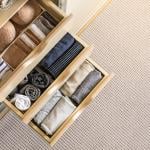 Opened chest drawers storing underwear.