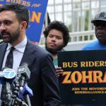 New York Mayoral candidate Zohran Mamdani speaks during a press conference on October 8, 2025 in New York City.