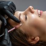 A person undergoing a botox procedure. 